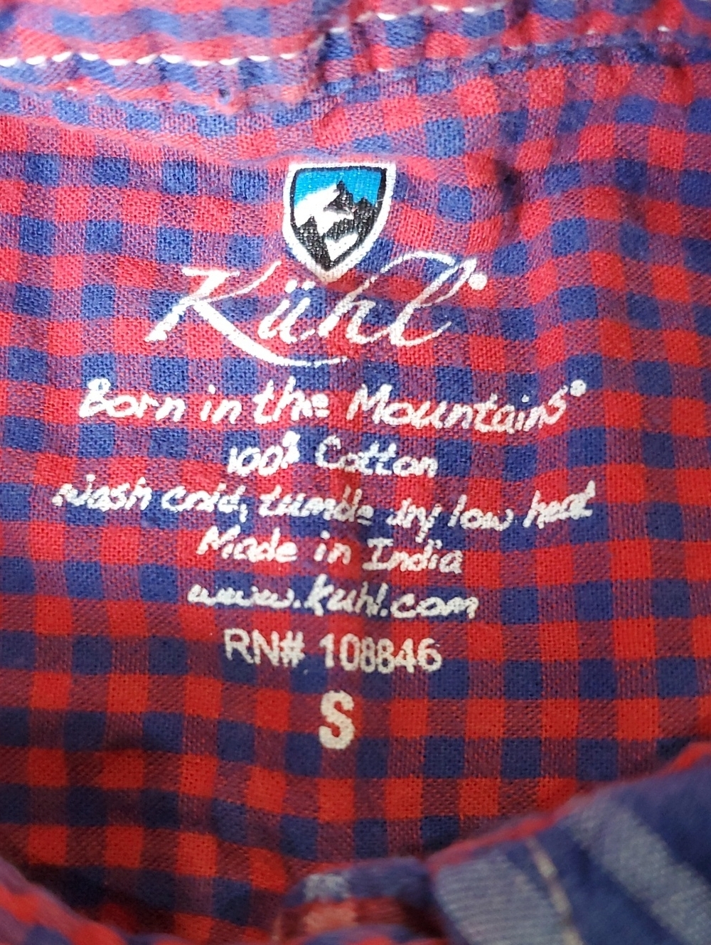 Kuhl Women’s Red & Blue Plaid Button-Down Shirt - Picture 3 of 12